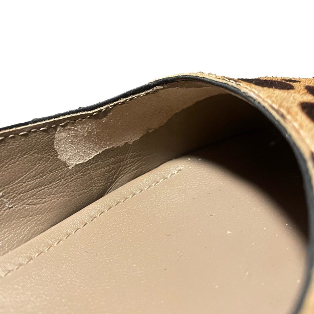 Ecco Calf Hair Leopard Flats - Picture 2 of 3